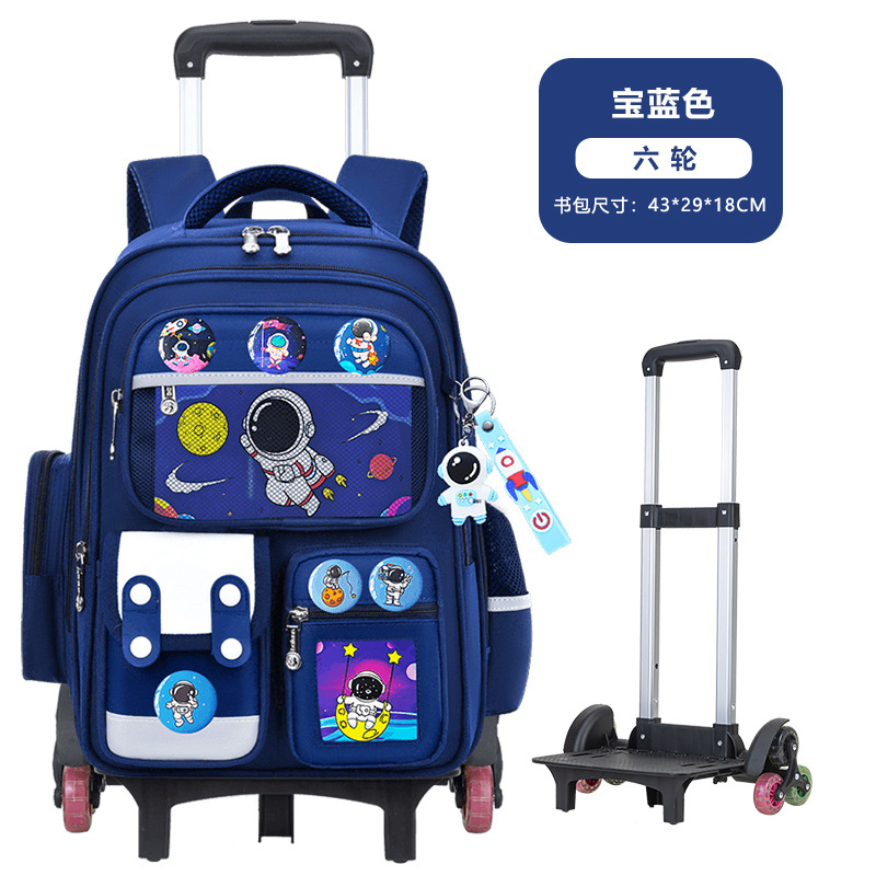 2026 nueva mochila escolar de tirón para estudiantes de primaria 23456 grados mochila de hombro