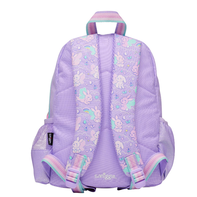 Australia smiggle ángel conejo mochila escolar escuela primaria dibujos animados mochila de grado inferior bolso de ocio al aire libre
