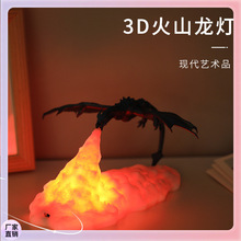 ✅3D打印火箭灯新奇特礼品跨境电子创意产品摆件led小夜灯
