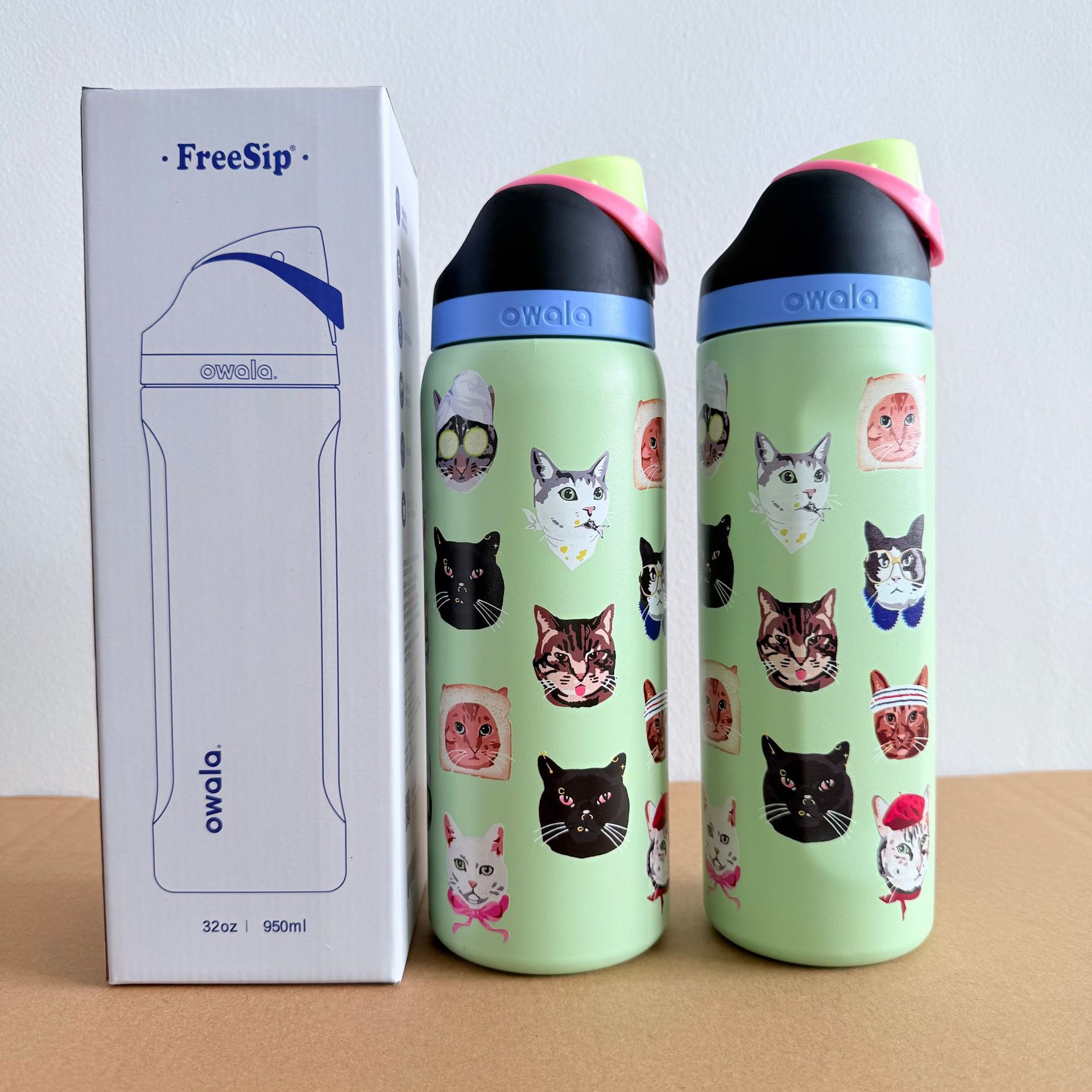 Owala en stock de gran capacidad portátil hervidor de agua al aire libre para hombres tazas de agua caliente de moda para mujeres tazas de fruta deportivas al por mayor