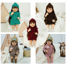 55厘米重生婴儿仿真洋娃娃软胶儿童玩具搪胶公仔玩偶陪伴玩具