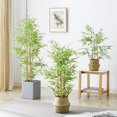 仿真竹子盆栽室內庭院商場餐廳裝飾擺件裝飾園林景觀盆景人造竹子