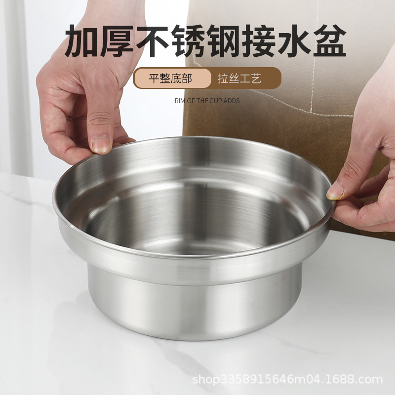 厚みのあるステンレス製の小型ホットドッグマシンポット、麺スープパウダーストーブ、麺ポット、ステンレス製の水受けポット|undefined