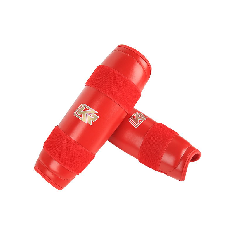 Kangrui pierna guardia boxeo Sanda equipo de protección pierna guardia Sanda lucha equipo de protección de alta peeling Club de alta resistencia fabricante