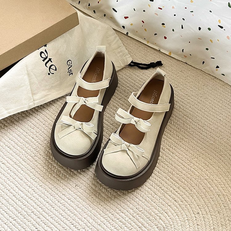 Cabeza redonda retro todo fósforo japonés Mori Mary Jane zapatos mujer 2025 primavera nuevo estilo jk uniforme con falda zapatos individuales