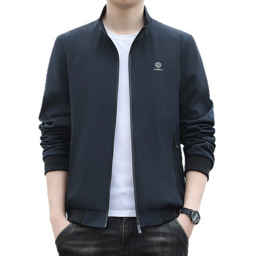 Outerwear Men Spring and Autumn Casual Baseball Jacket Spring Top Trend Brand Workwear Mature Jacket Men