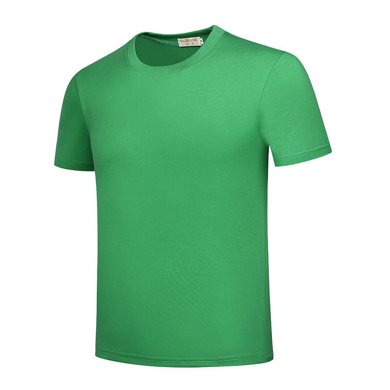 230g Cotton Thick Soft Crewneck Short-sleeved T-shirt Casual Summer Solid Color Loose Comfortable Youth Non-hooded Base Shirt