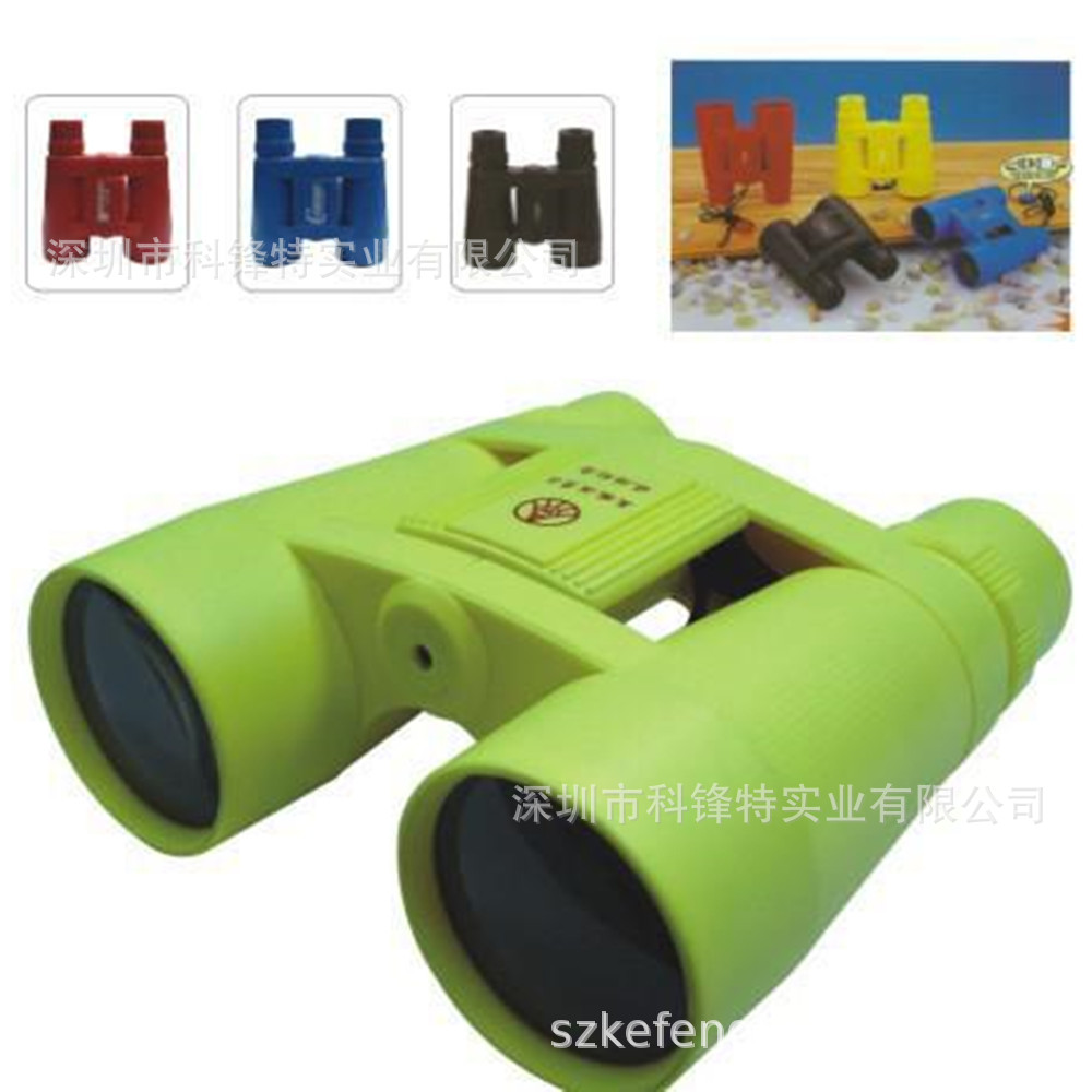 厂家儿童玩具放大4倍高清观剧镜双筒定焦便携折叠迷你望远镜批发