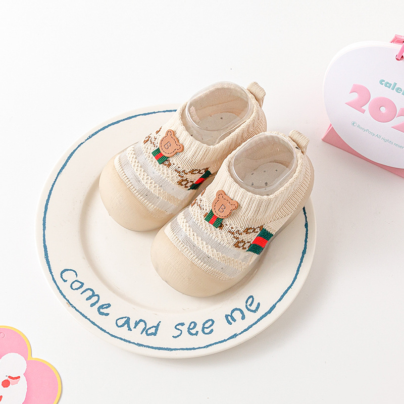 2024 primavera y verano zapatos para niños pequeños con suela suave antideslizante malla transpirable zapatos de piso de verano para niños zapatos de hielo