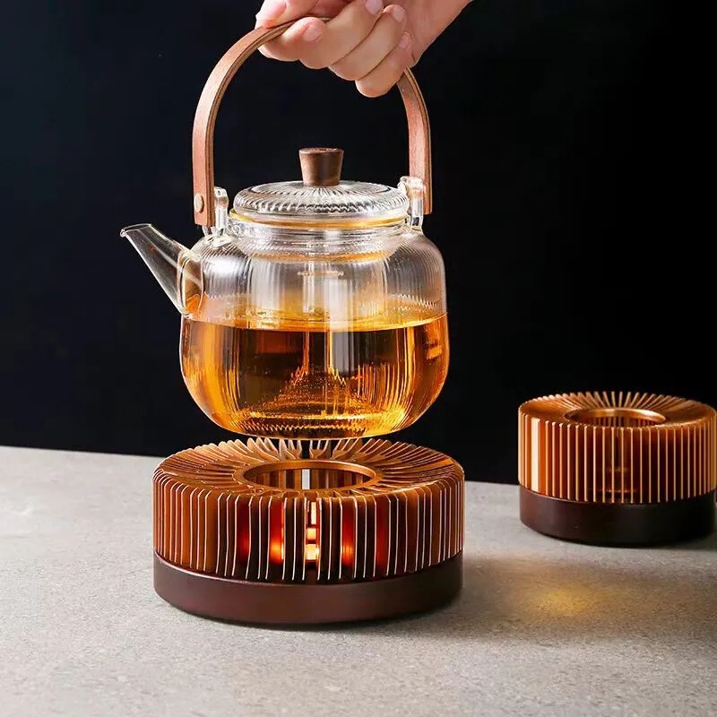 Tea Warmer Base for Teapot, Trendy Tea Warmer, Candle-Heated Fruit and Flower Tea Warmer, Handle Kettle, Cup Warmer, Tea Brewing Device Tea Warmer Base for Teapot, Trendy Tea Warmer, Candle-Heated Fruit and Flower Tea Warmer, Handle Kettle, Cup Warmer, Tea Brewing Device