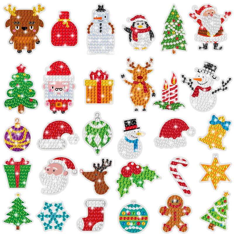 레이저 다이아몬드 크리스마스 세트 30개