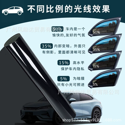 Automotive Film – Truck Black Privacy Glass