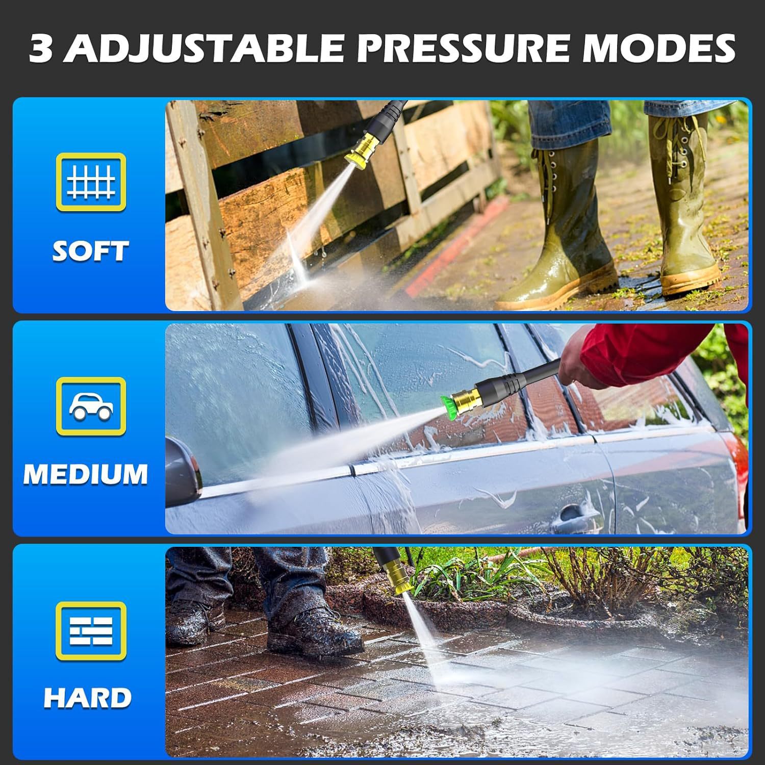 Cross-Border High-Pressure Car Washing Machine Household Car Washing Water Pump High-Power Water Gun Cleaning Machine Portable Portable Car Washing Artifact