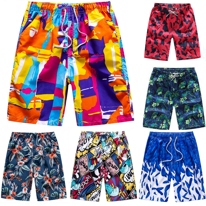 Foreign Trade Men's Beach Pants Summer Cross-border Quick-drying Pants Couple Swimming Outer Wear Men's Shorts Casual Pants Trendy