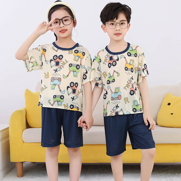 Summer silk shorts for men and women