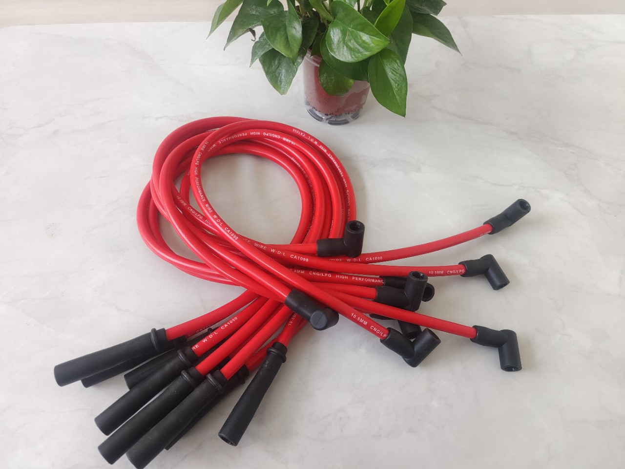 10.5mm high quality spark plug wire set for HEISBCBBC 350 383 454 electronic C66