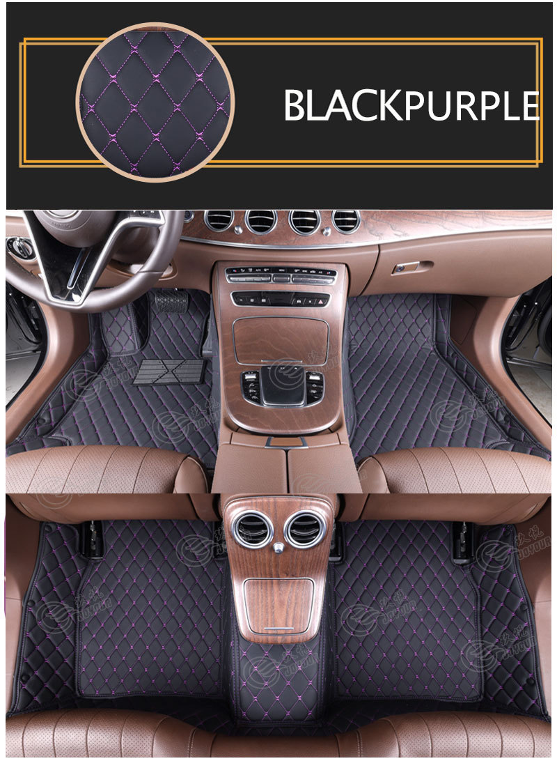 Cross-Border Full-Coverage Car Floor Mats, Left-Hand Drive Car Floor Mats, Factory Source for Custom Car-Specific Floor Mats