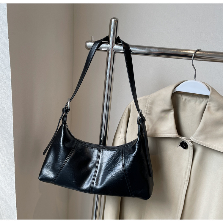 Sac à bandoulière tendance pour femmes sous les aisselles 2024, nouvelle version coréenne à la mode, simple, grande capacité, pour le travail et les déplacements_voghion.com