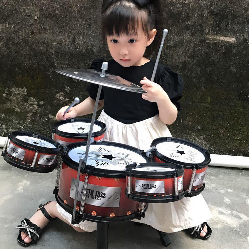 Drum children Boys and girls Toys Drumsticks Beat beginner Blow Musical Instruments One piece On behalf of