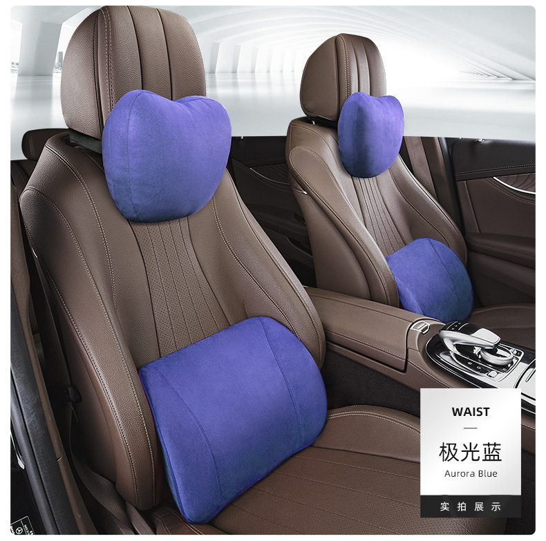 Car Lumbar Support Car Seat Belt Cushion Driver's Seat Office Seat Driver's Backrest Lumbar Support Lumbar Pillow