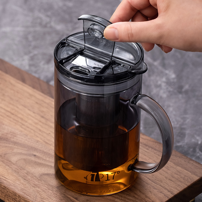 新款耐高温飘逸杯玻璃茶水分离过滤泡茶杯家用办公沏茶杯功夫茶具