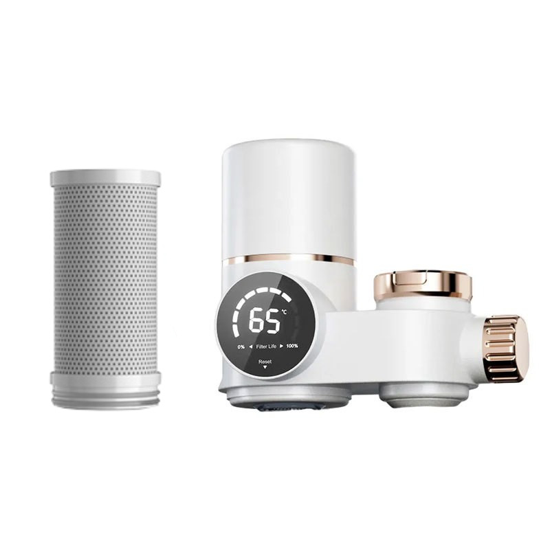 Comercio exterior pantalla digital purificador de agua de grifo cocina doméstica filtro de agua del grifo filtro de agua de ultrafiltración bebida directa