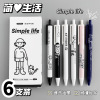 High quality gel pen, black water-based pen for elementary school students