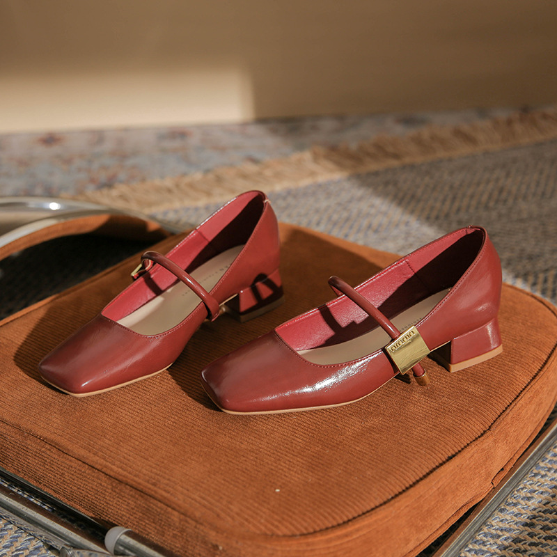 Elegante Damen Pumps Mit Blockabsatz Und Riemchen_voghion.com
