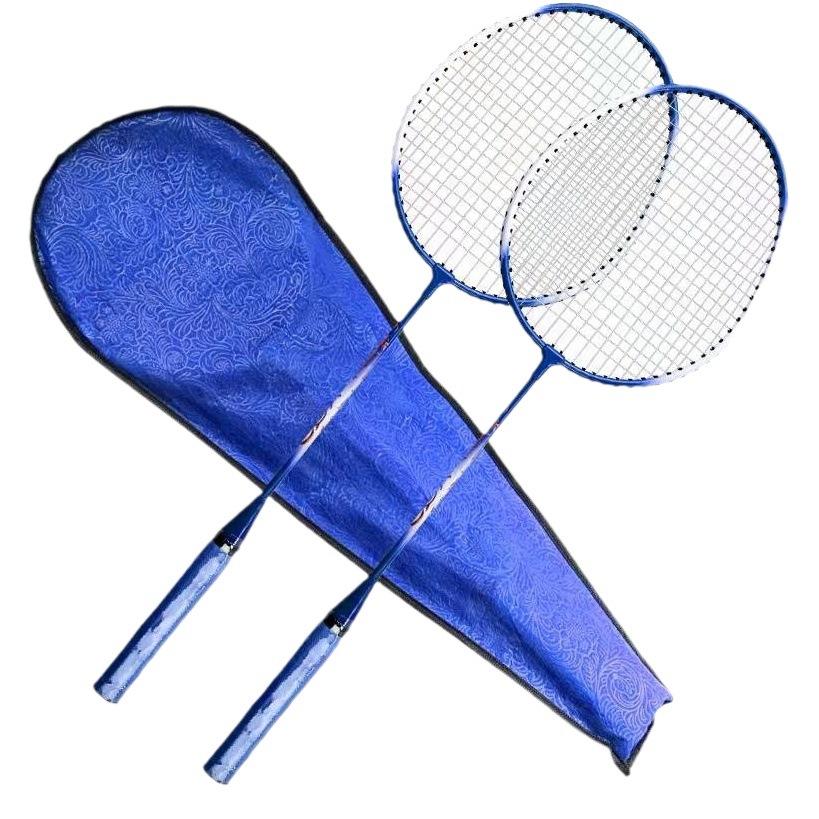 Badminton Racket Set Adult Resistant Student Sports Training Elastic Badminton Racket Offensive Durable Practice Racket