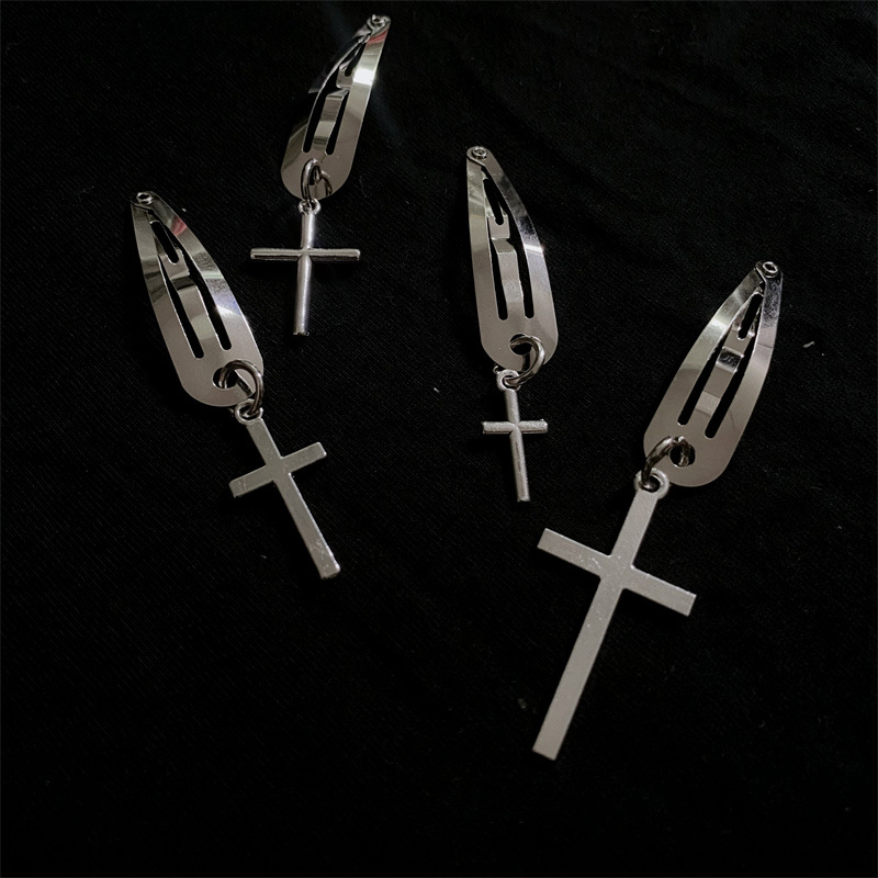 Women's Simple Style Cross Alloy Plating Hair Clip display picture 3