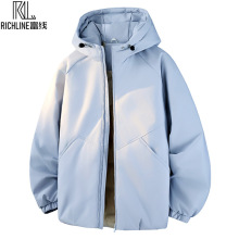 富线羽绒服女短款2025年冬季新品时尚加厚保暖情侣装白鸭绒外套男