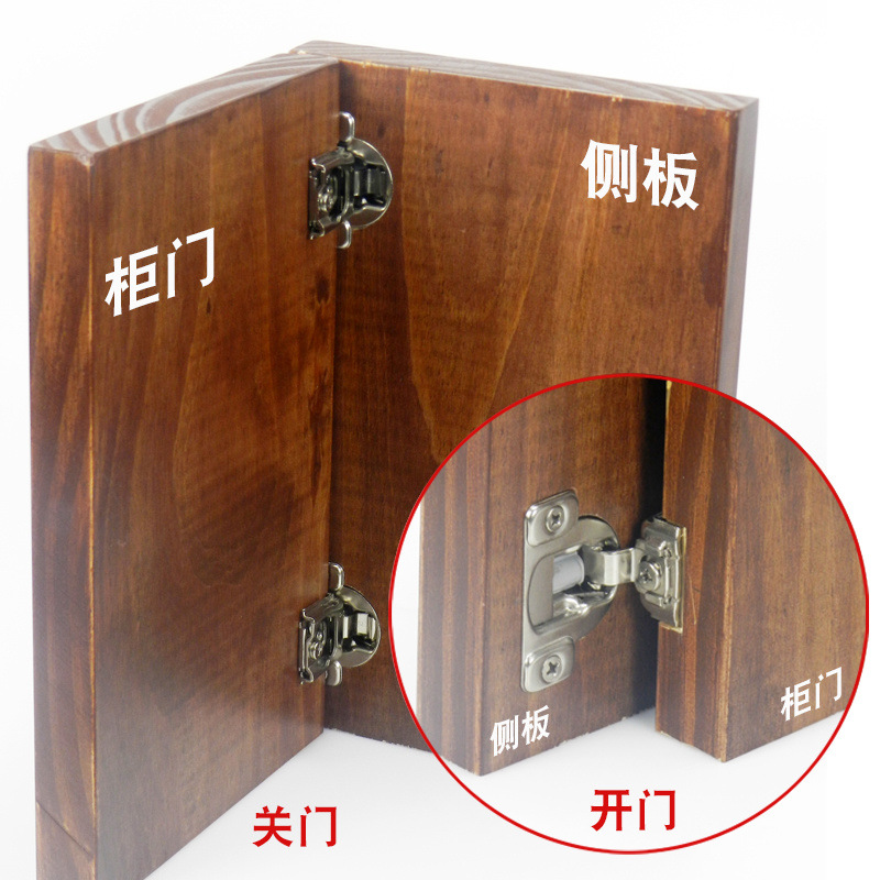 新款隐形内开门铰链衣柜门通道门铰杯三维可调阻尼缓冲弹簧合页-阿里巴巴