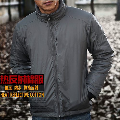 Angken Titan Heat Reflective Tactical Cotton Jacket Men's Spring and Autumn Windproof Warm and Cold Jacket Outdoor Cotton Jacket Men's Jacket