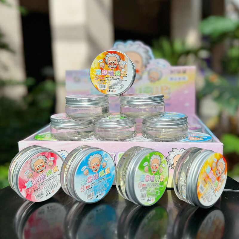 New High-Quality Liquid Glass Clay with a High Aesthetic Appeal, Foaming Gel with High Transparency, Crystal Clay That Is Easy to Stretch, Non-Sticky, and Stress-Relieving, with 3C Certification