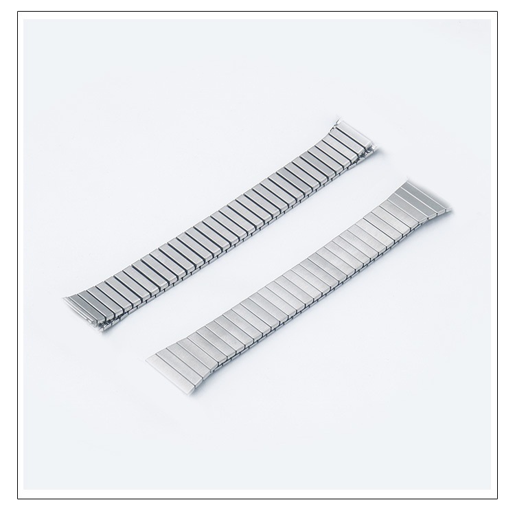 Suitable for Apple S10 strap, iWatch9se8 stainless steel small waist, metal elastic single-loop bracelet, 42mm, female undefined