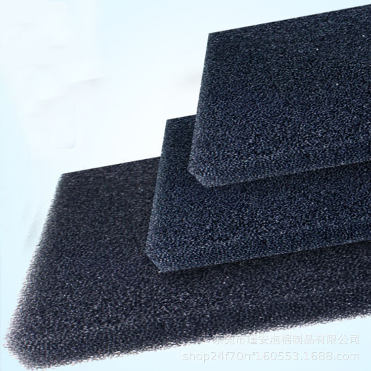 黑色过滤海绵海绵柱泳池过滤海绵 可水洗 可重复使用