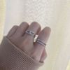 Genuine small design pin, cute universal chain, adjustable ring, simple and elegant design