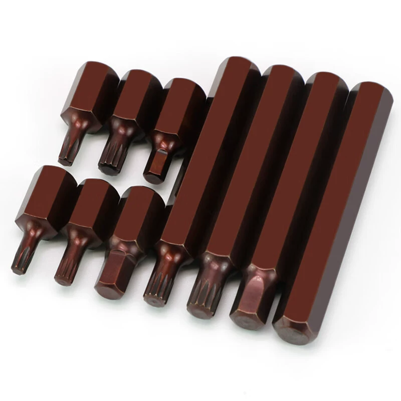 Набор шестигранных звездообразных ключей, двенадцати предметов, комбинированные инструменты для авторемонта, специализированные для электромонтажных и автомобильных работ.