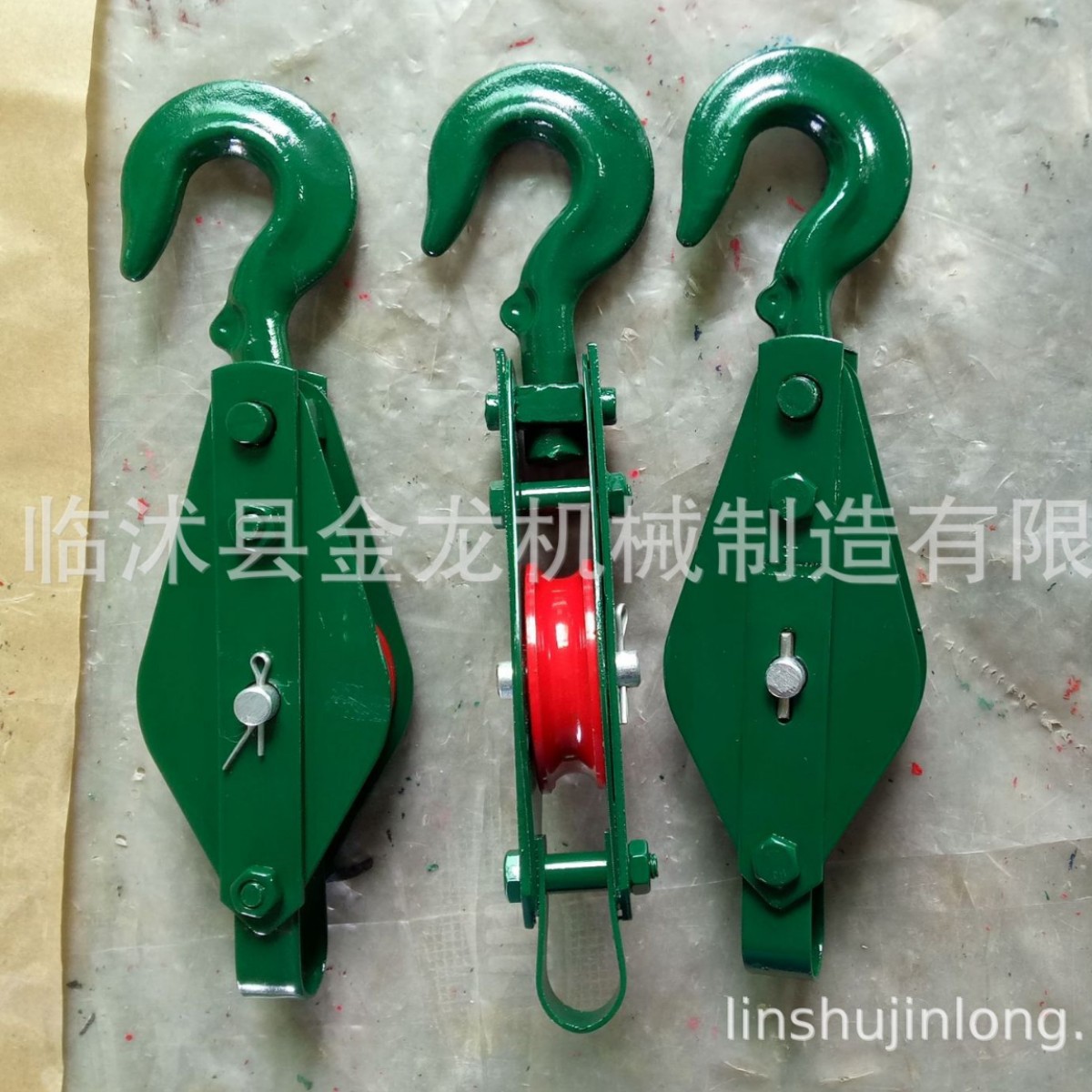 3211滑车 3211滑轮    轻型闭口滑轮 绿色滑轮