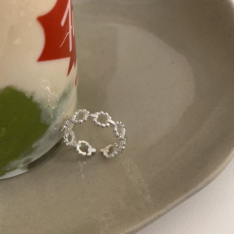 Accessory, nail decoration, small design ring, elastic strap, high-quality style, simple and elegant design