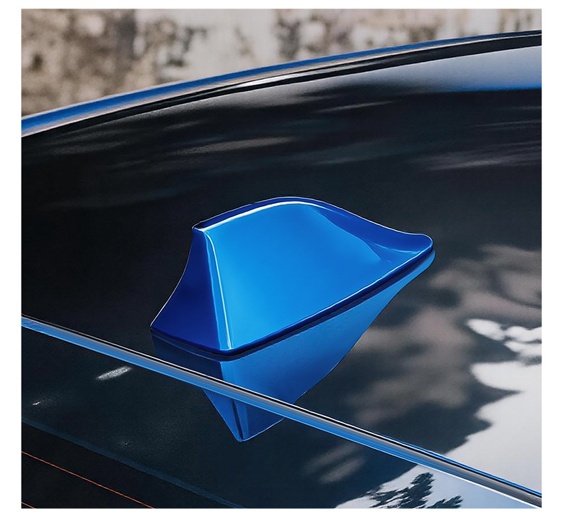 Car decorative shark fin antenna with signal reception and sound enhancement, roof spoiler, car modification accessories
