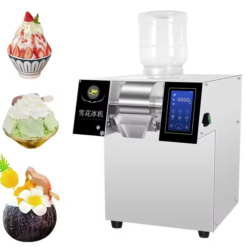 工厂直销雪花机快速出冰产量大商用绵绵冰刨冰冰沙牛奶制冰机
