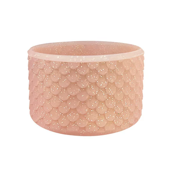 Champagne gold glitter (fish scale pattern)