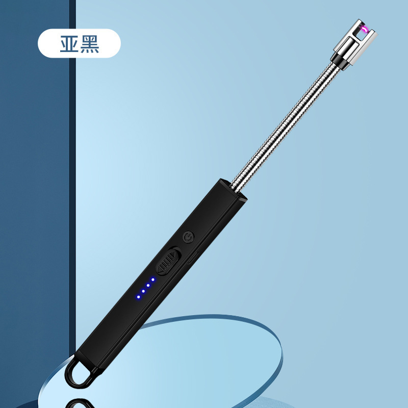 Fabricantes al por mayor Arco Tipo-c Cargador Encendedor Estufa de gas Encendido Agarre Exalargue Cocina Encendedor Transfronterizo Chong