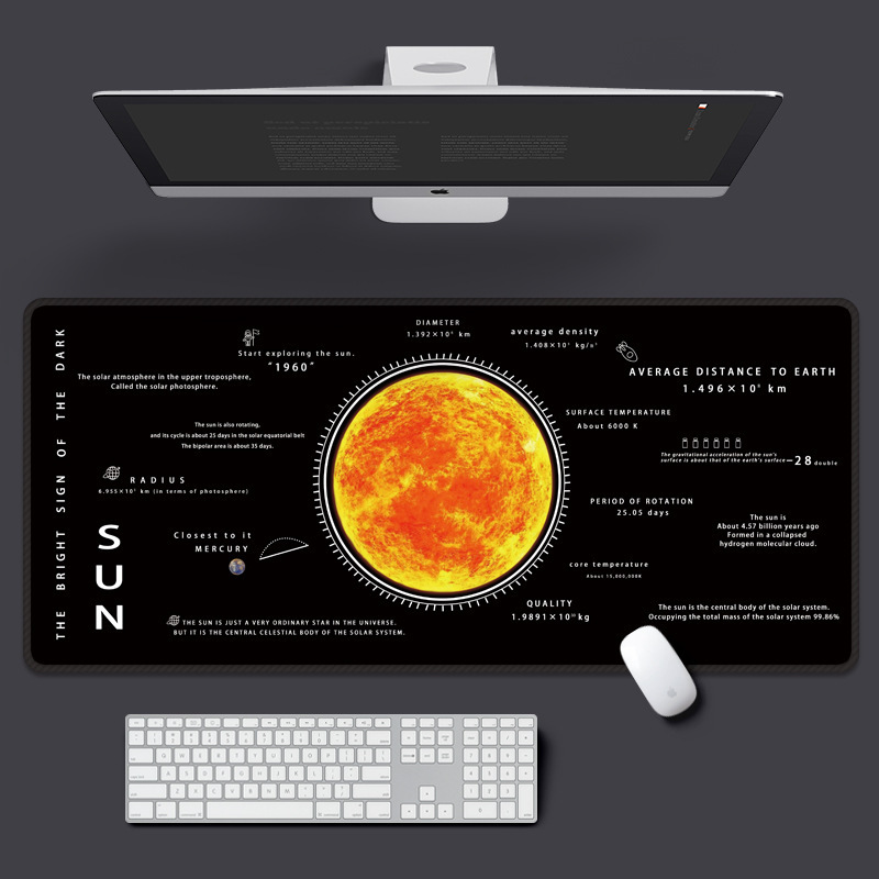 超大型宇宙飛行士星男子マウスパッド個性キーボードパッドノートパソコン事務学習テーブルパッド|undefined