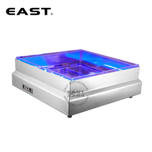 不锈钢方形平口LED冰盆【EAST东方厨具】-阿里巴巴