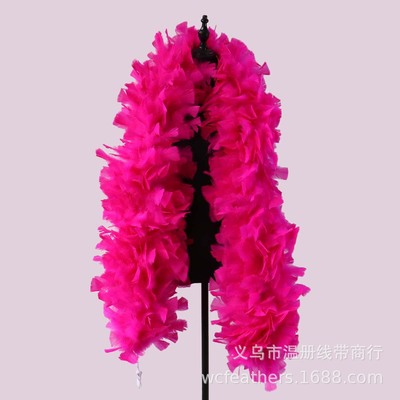 温册平板毛条羽毛拍摄道具T台走秀装饰羽毛条节日装扮服装辅料|ru