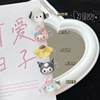 Small brand cute hairgrip, universal cartoon hair accessory