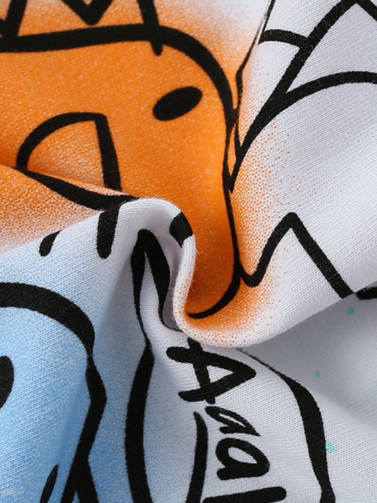 Cross-border malwee chaqueta de niño otoño y invierno nuevo estilo europeo y americano de niños de cuello redondo de manga larga guapo imprimido chaqueta casual