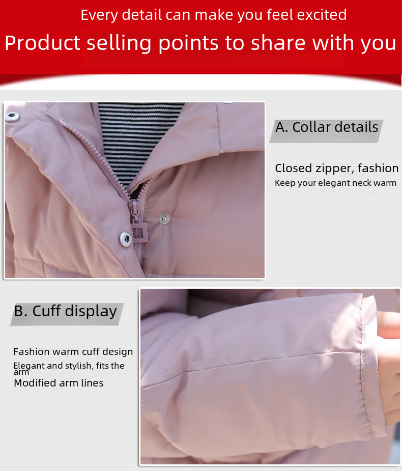 Neue baumwollgefütterte Jacke 2021 im koreanischen Stil, warmer Mantel für Studenten im Herbst und Winter, lockerer, dicker Hutkragen, kurzer baumwollgefütterter Damenmantel_voghion.com